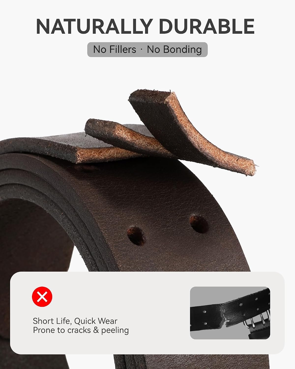 Thumbnail 1 de CHAOREN Work Belt, Full-Grain Leather