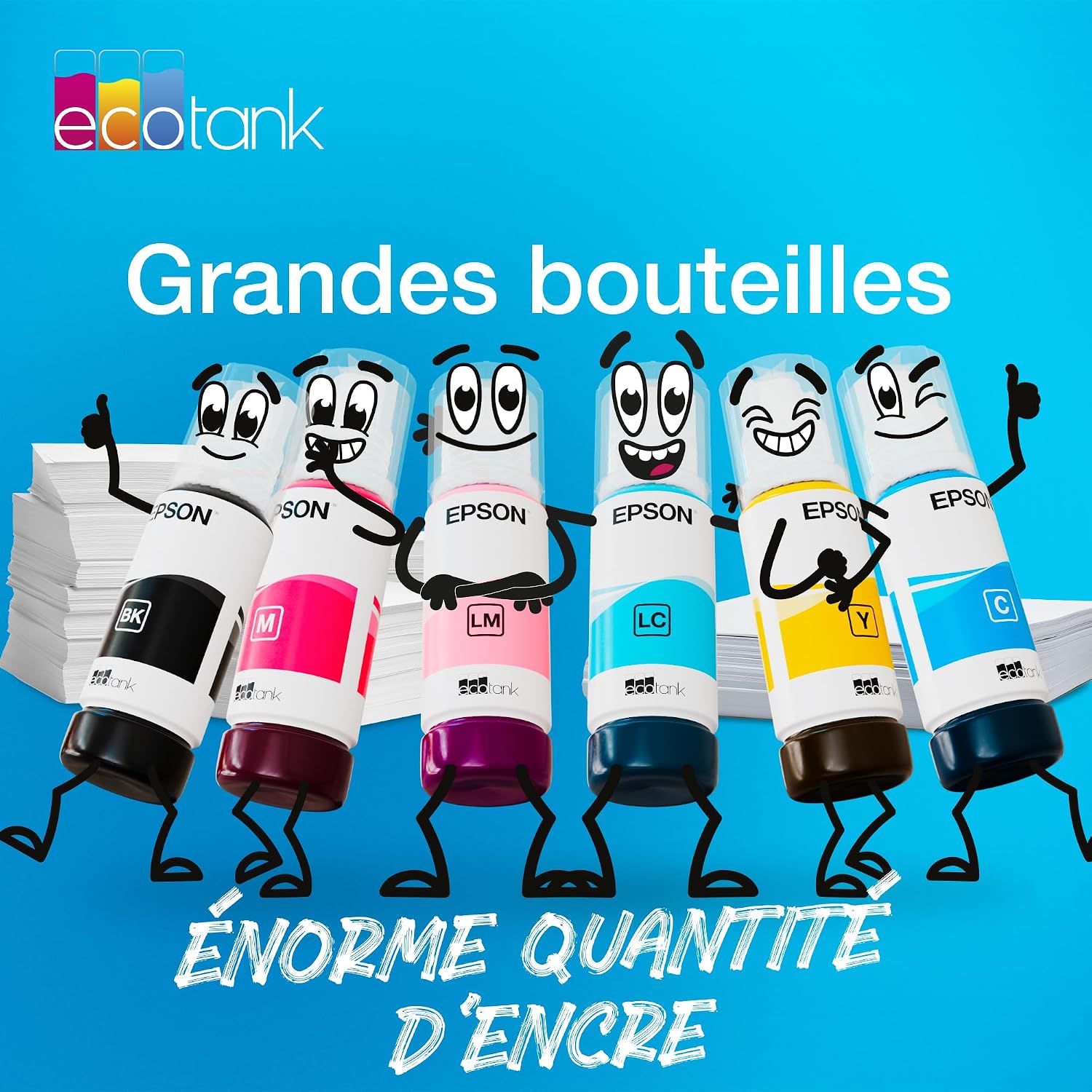Detalle de Cartouche d’encre noire Epson 107 EcoTank 70 ml pour ET-18100 (C13T09B140)