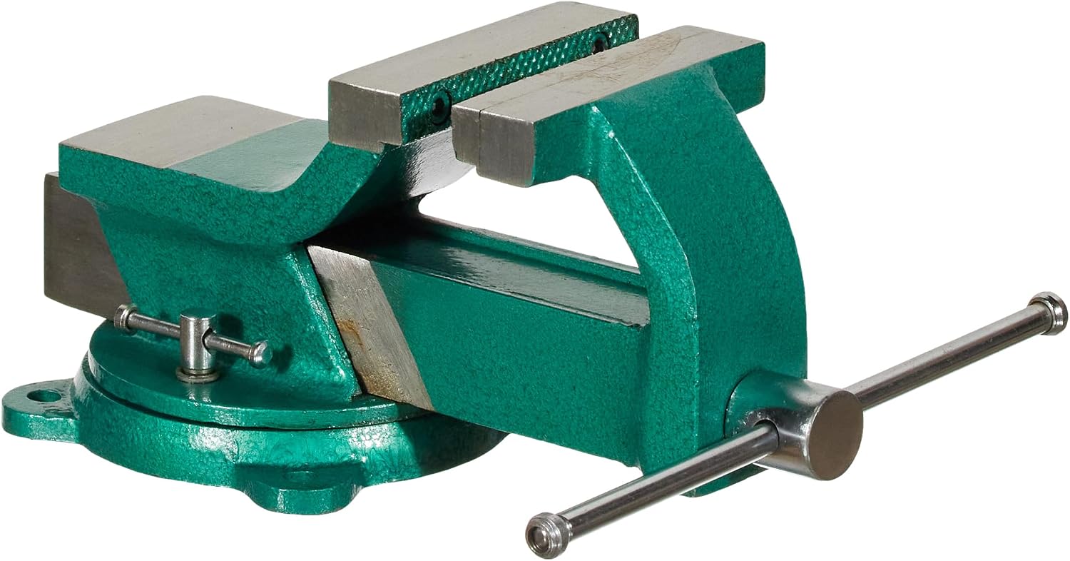 Detalle de Mannesmann M73100 100 mm Vice with Alloy Steel Jaws and Swivel Base