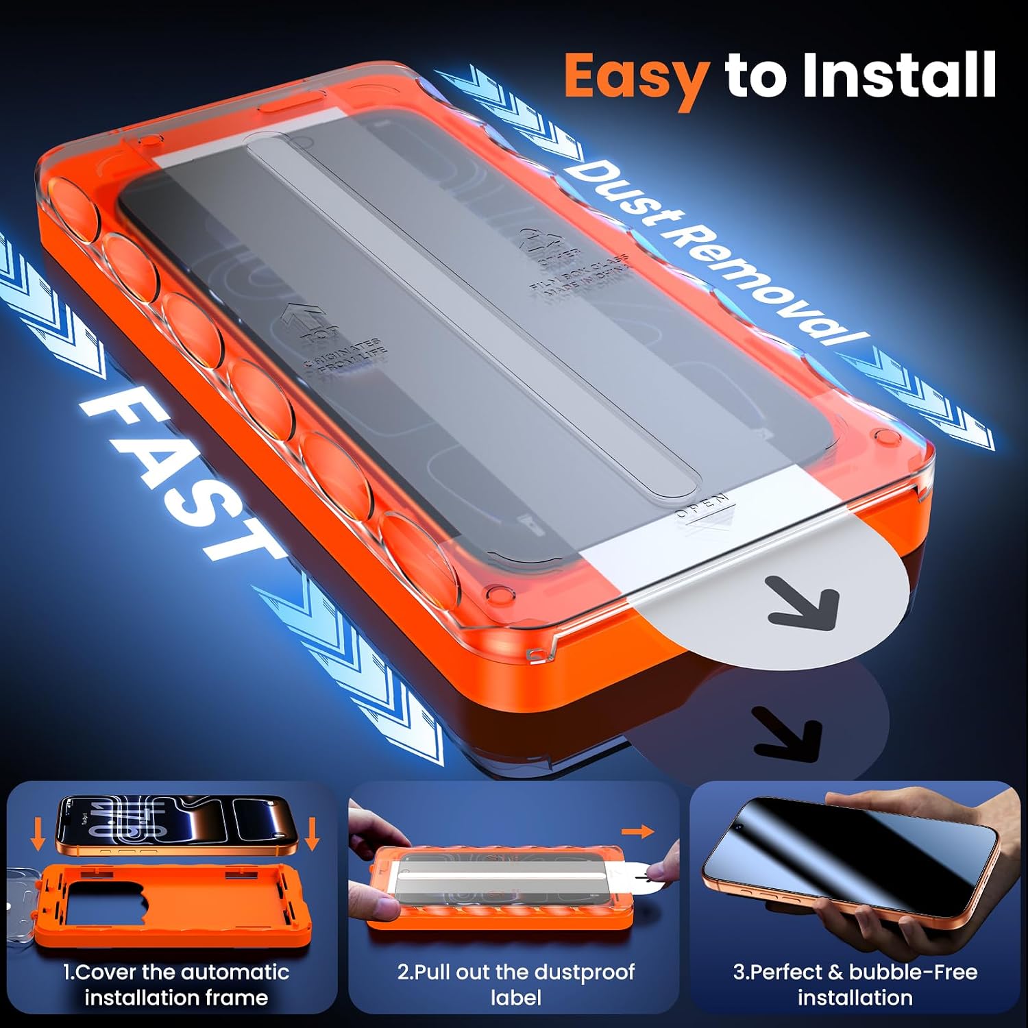 Thumbnail 5 de UniqueMe Privacy Screen Protector 6.9 inch