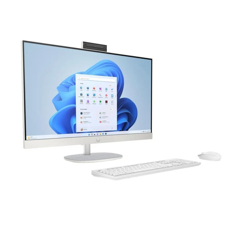 Detalle 2 de HP 27-cr0122ns All-in-One: potencia diaria y diseño sostenible en 27