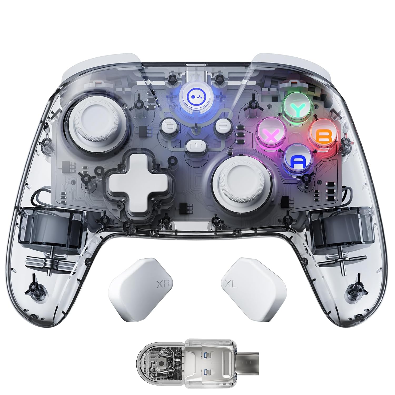 PC Controller Wireless mit Hall-Effekt Joystick