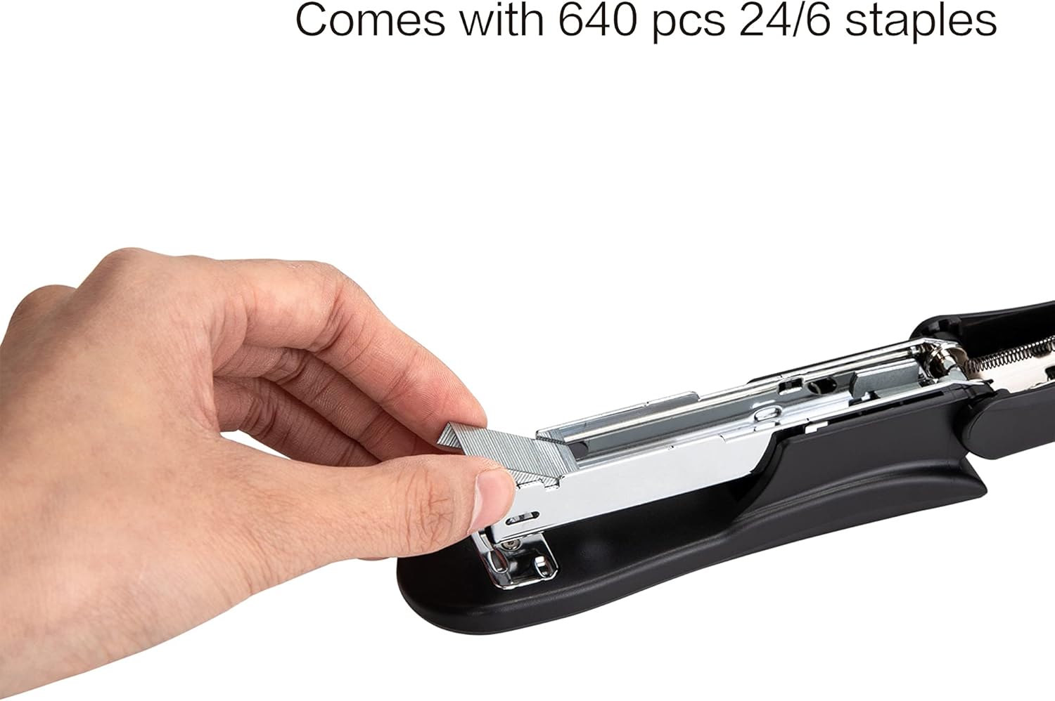 Thumbnail 5 de Deli Stapler Value Pack: Desktop Standard Stapler with 20‑Sheet Capacity, 640 Staples & Remover