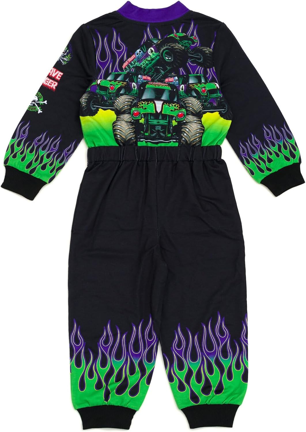 Thumbnail 5 de Monster Jam French Terry Racing Zip-Up Coverall for Infants and Kids