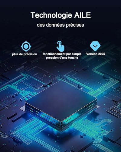 Detalle de AILE Tensiomètre Bras Professionnel et Poignet – Brassard ajustable 22–42 cm, mémoire 99 lectures