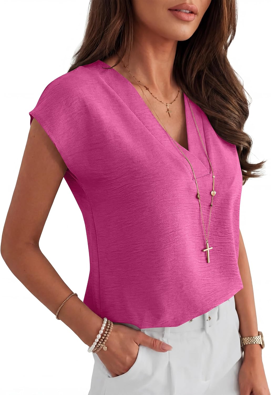 Detalle de ANRABESS Women's Blouse 100% Polyester
