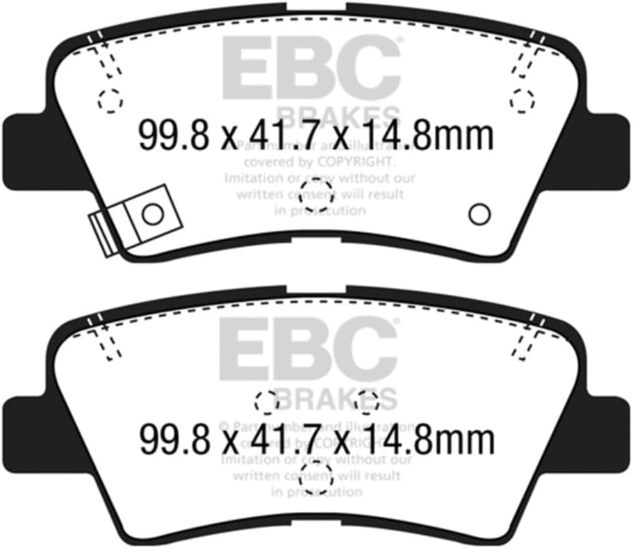 Thumbnail 4 de EBC Brakes Redstuff 3000 Sport Brake Pads