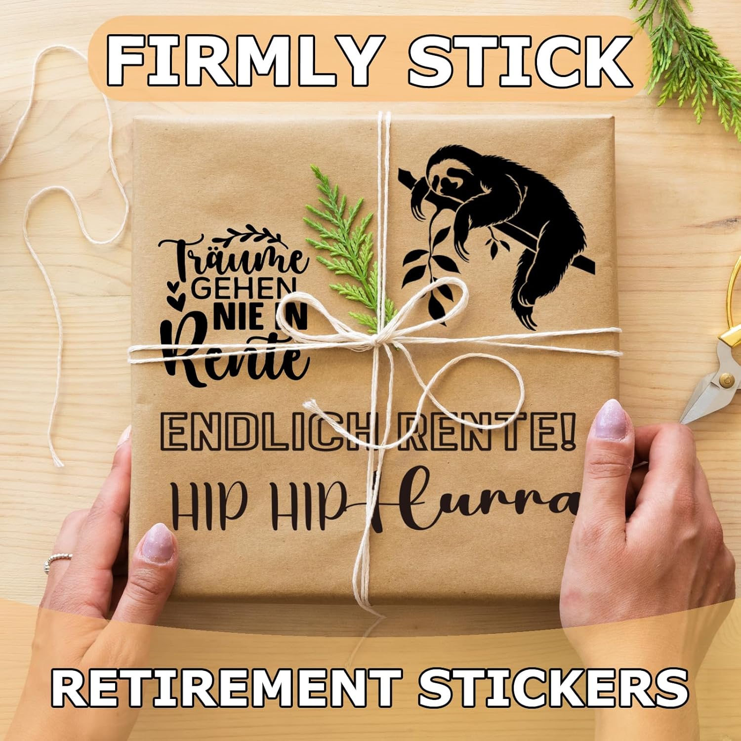 Thumbnail 5 de Rub On Sticker Ruhestand A5 6 Stück 🎨