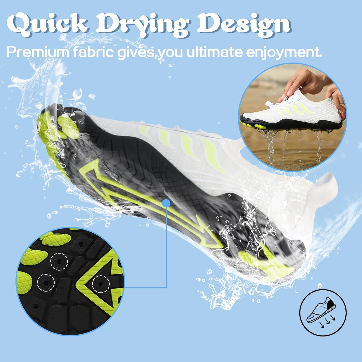 Thumbnail 3 de Hanani Badeschuhe Wasserschuhe – Barfußschuhe für Strand, Wasser und Freizeit
