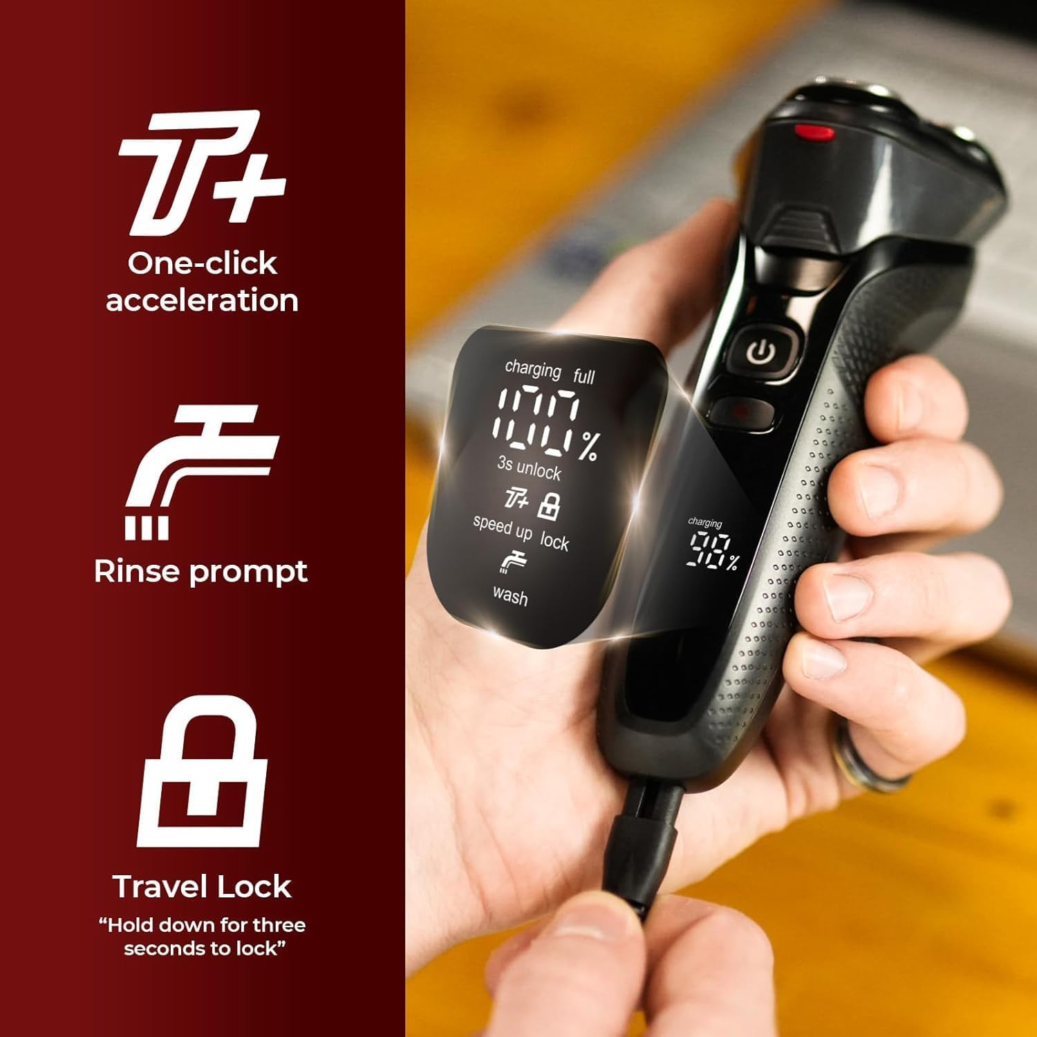 Detalle de Rategist 3-in-1 Electric Razor for Men