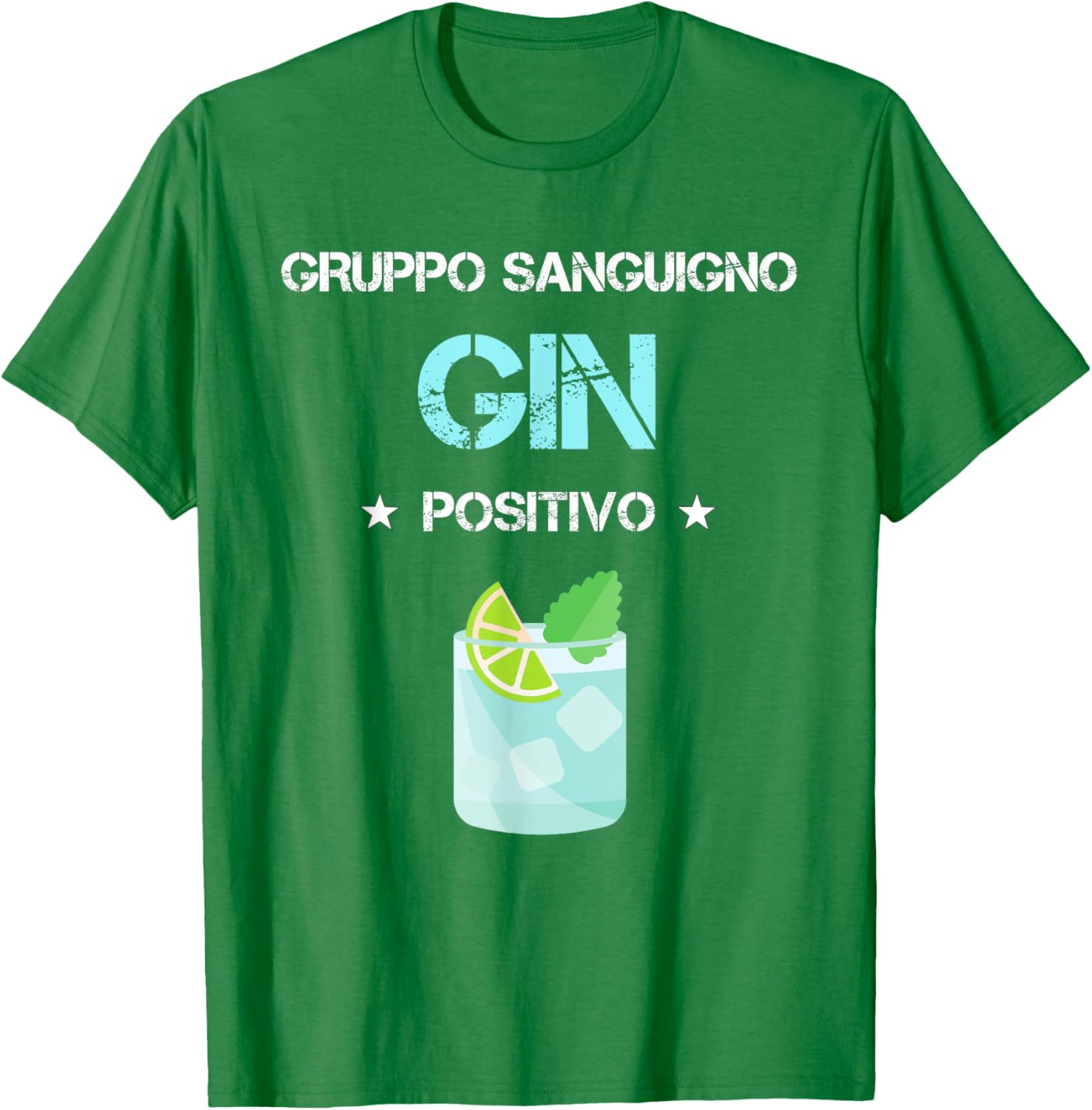 Detalle de Gin Positivo Maglietta divertente