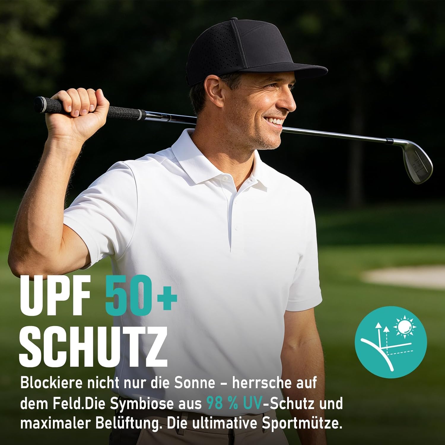 Thumbnail 5 de AOPREL Baseball Cap Herren mit flacher Krempe – wasserabweisend, atmungsaktiv & verstellbar