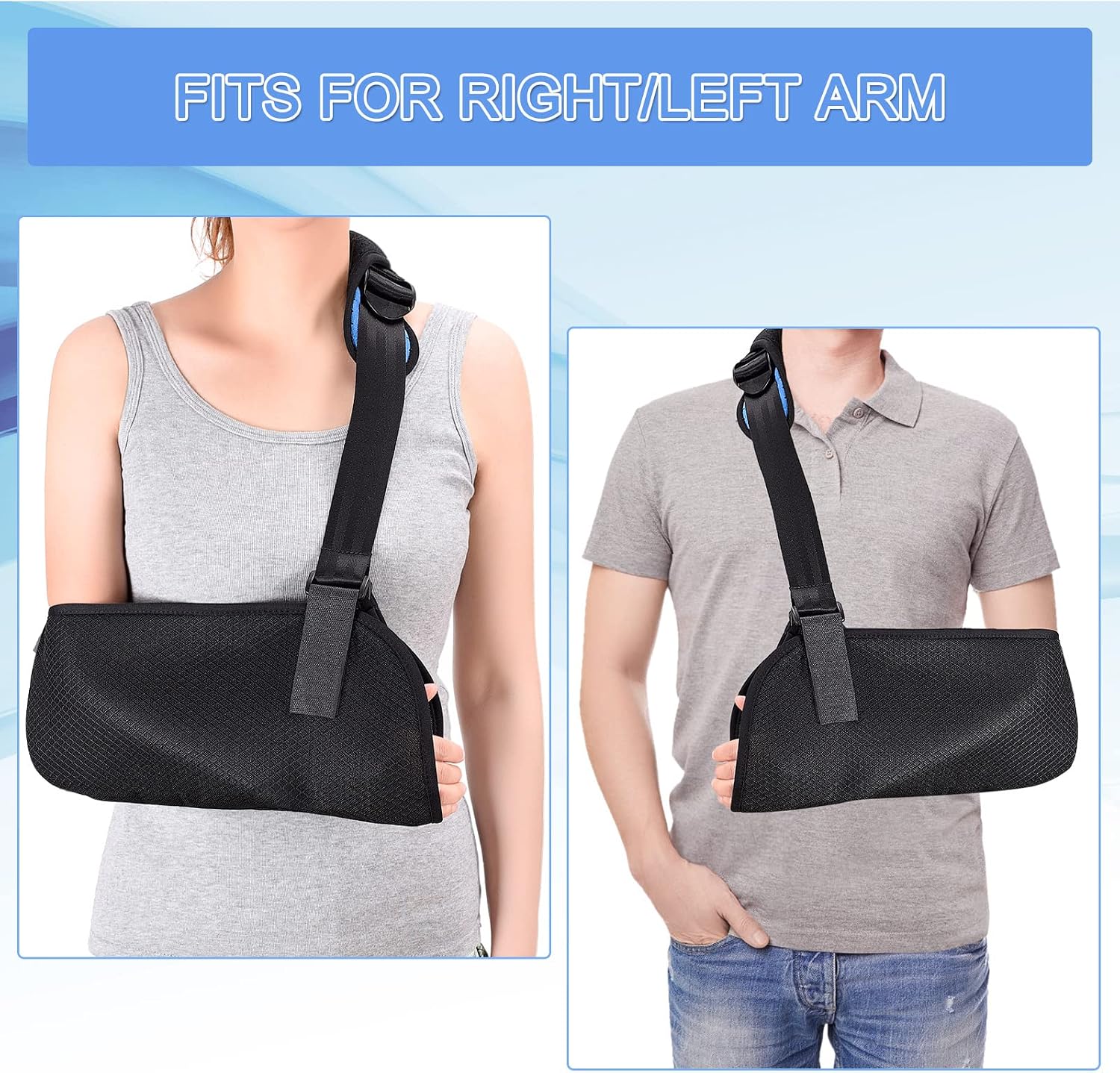 Thumbnail 6 de Fasola Universal Arm Sling & Shoulder Immobiliser with Foam Neck Pad – Adjustable, Ambidextrous Support