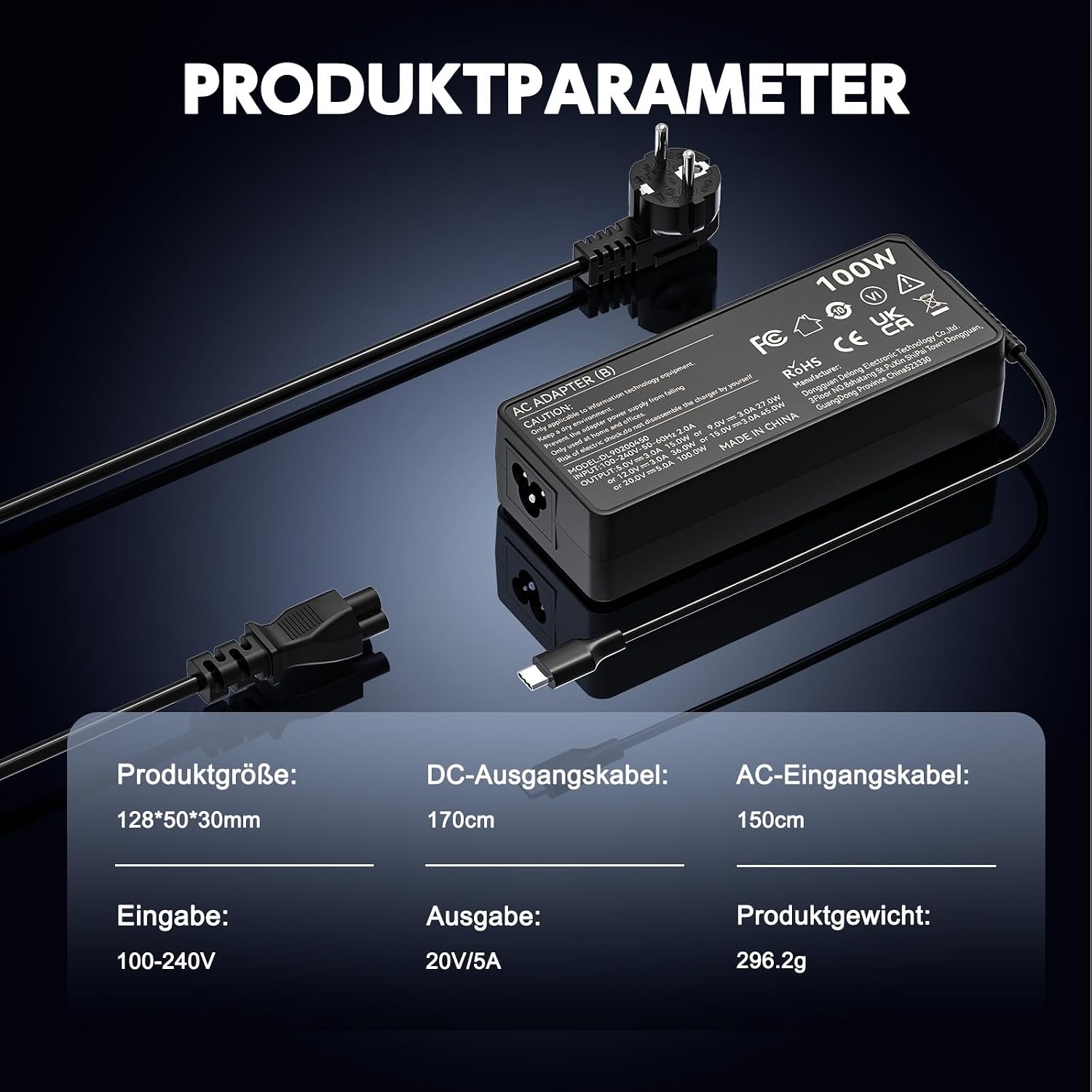 Thumbnail 2 de Etssembo 100W USB‑C Ladegerät PD