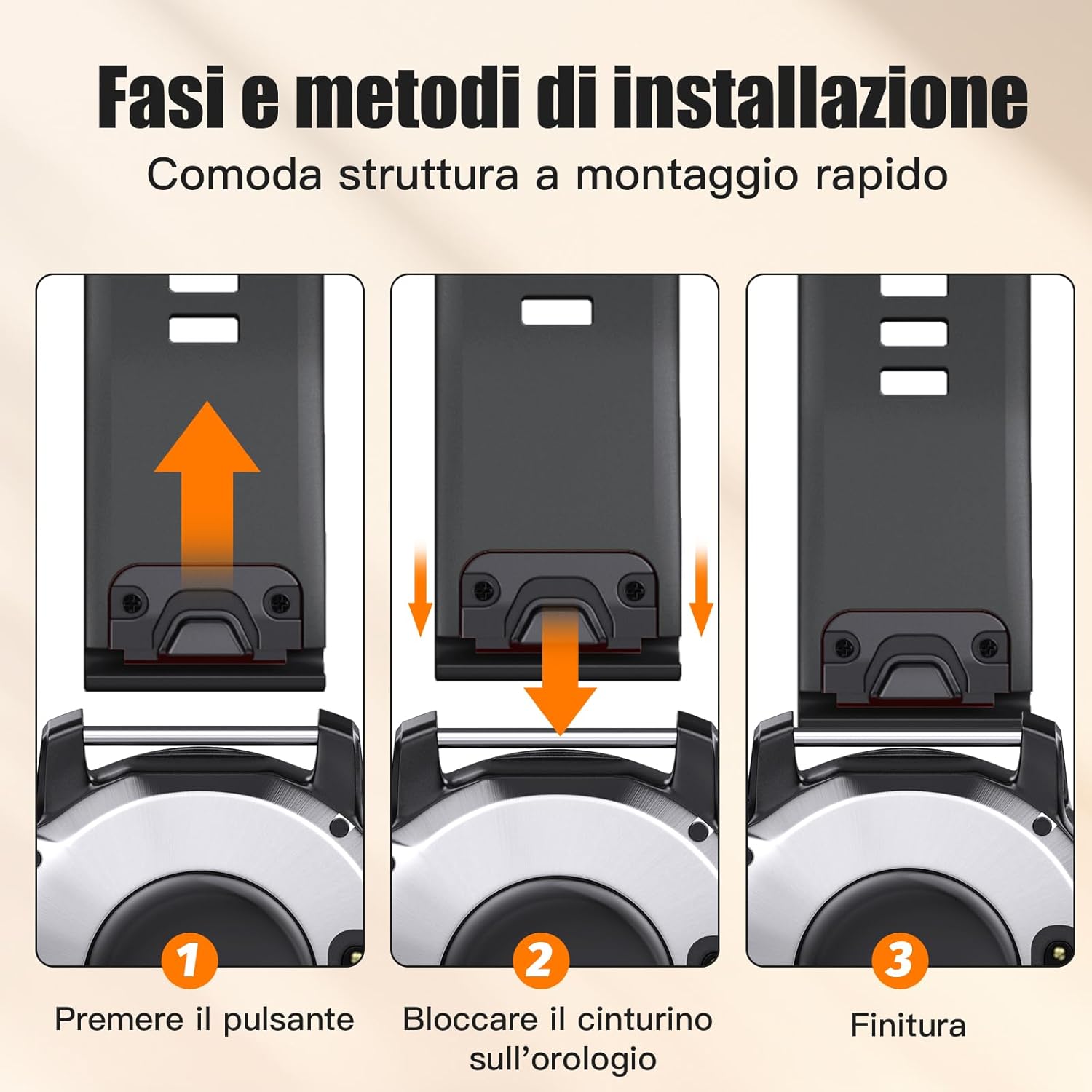 Thumbnail 5 de Cinturino Garmin 22 mm per polso