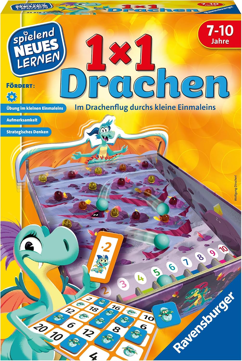 Thumbnail 1 de Ravensburger 1x1 Drachen – Lernspiel für Multiplikation ab 7 Jahren
