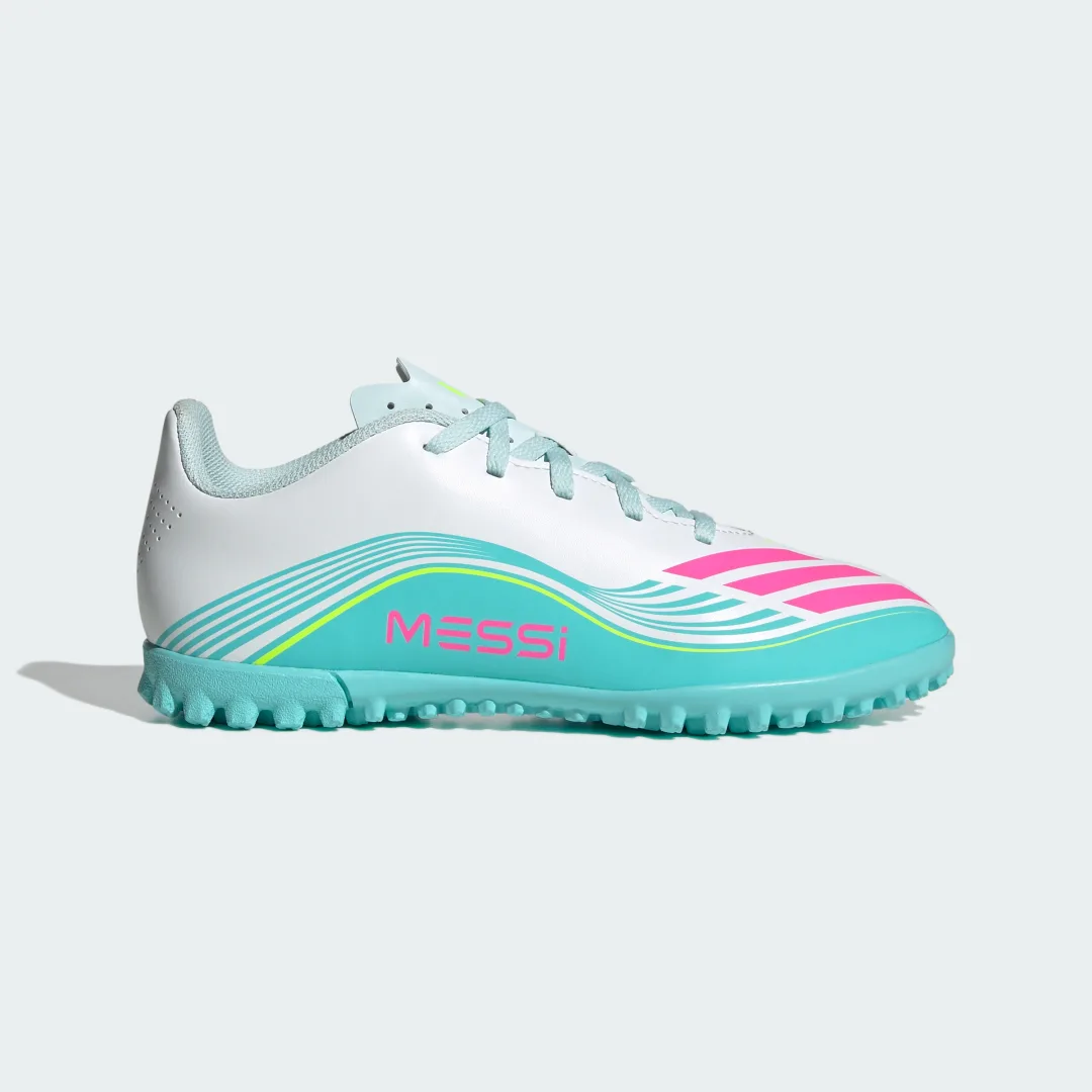 Thumbnail 1 de Adidas Zapatilla de fútbol F50 Messi Club moqueta – Blanco