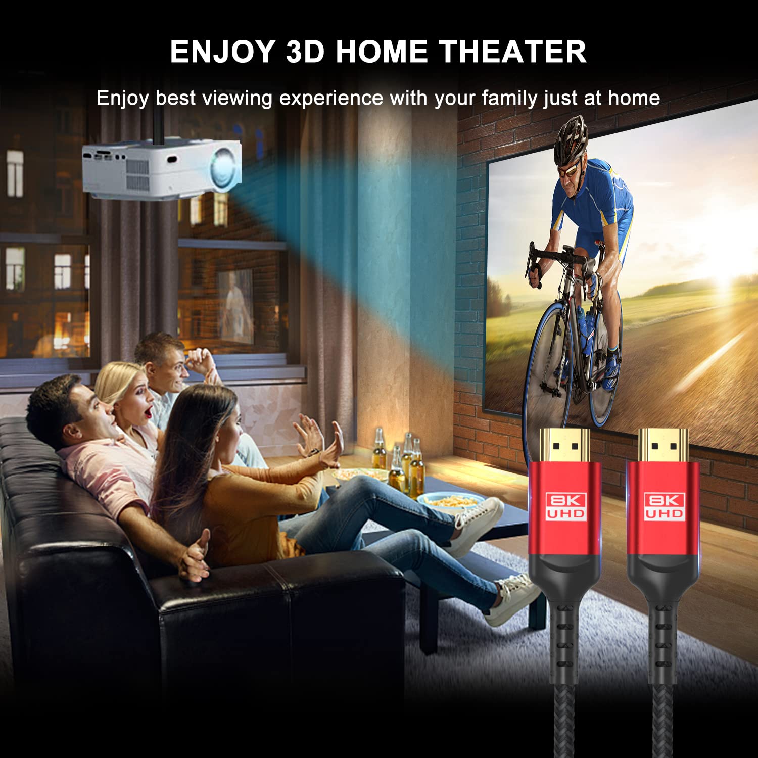 Thumbnail 5 de ALLEASA 8K HDMI 2.1 Cable 5M