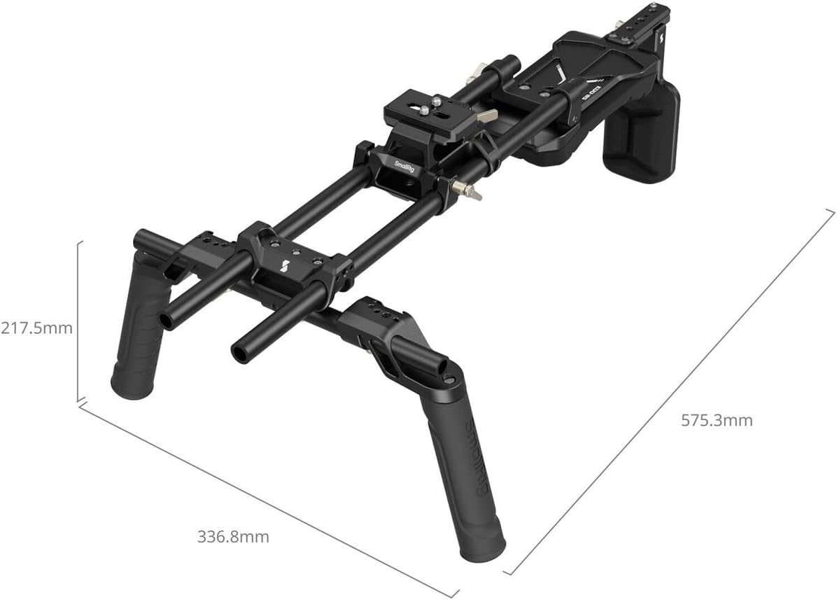 Detalle de SMALLRIG 4480 Shoulder Rig Kit with dual handles 🎥
