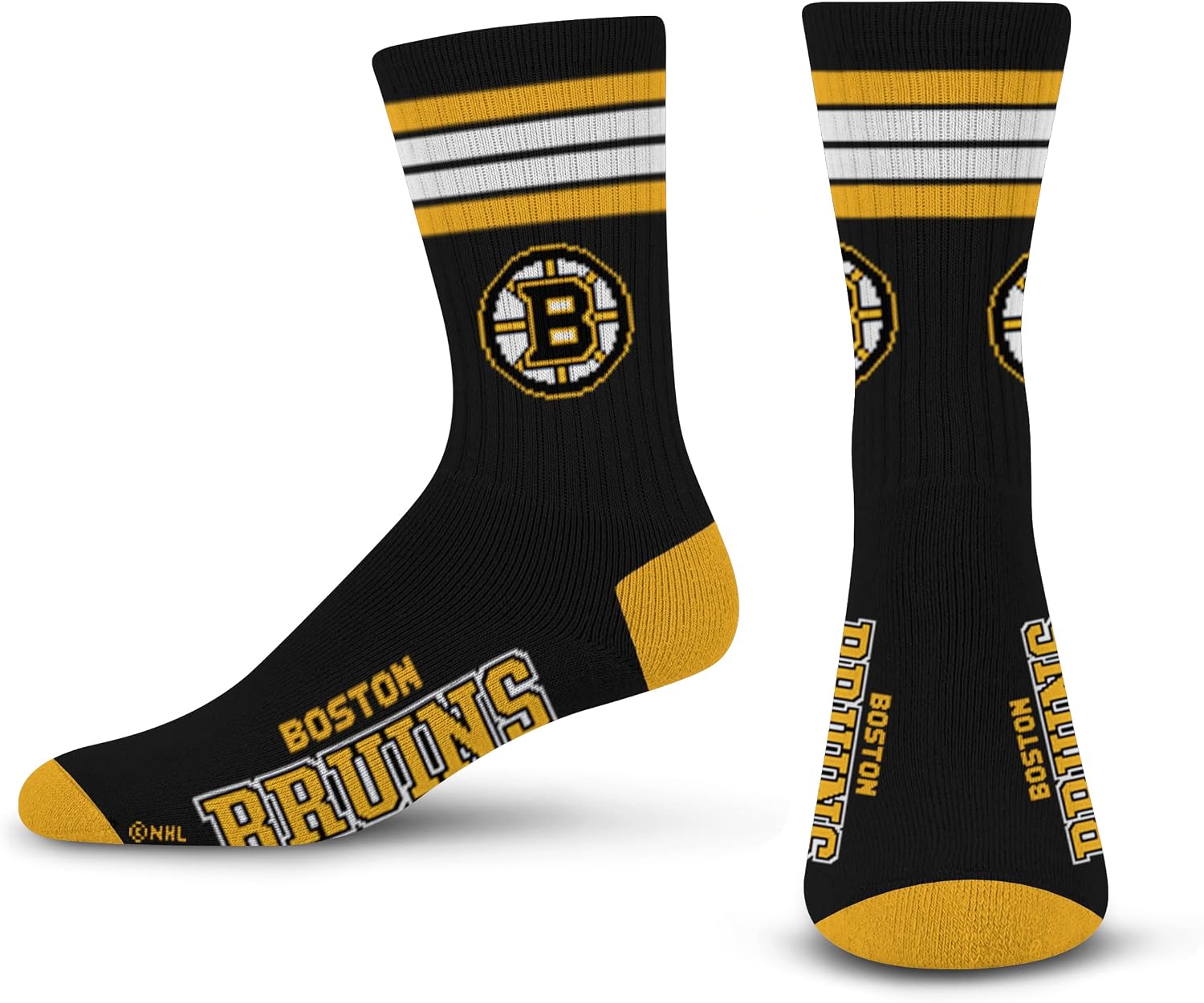 Detalle de For Bare Feet Women’s NFL Four Stripe Socks (Officially Licensed)