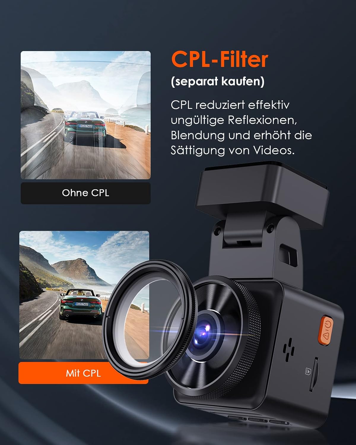 Thumbnail 6 de VANTRUE E1 lite Dashcam 1080P