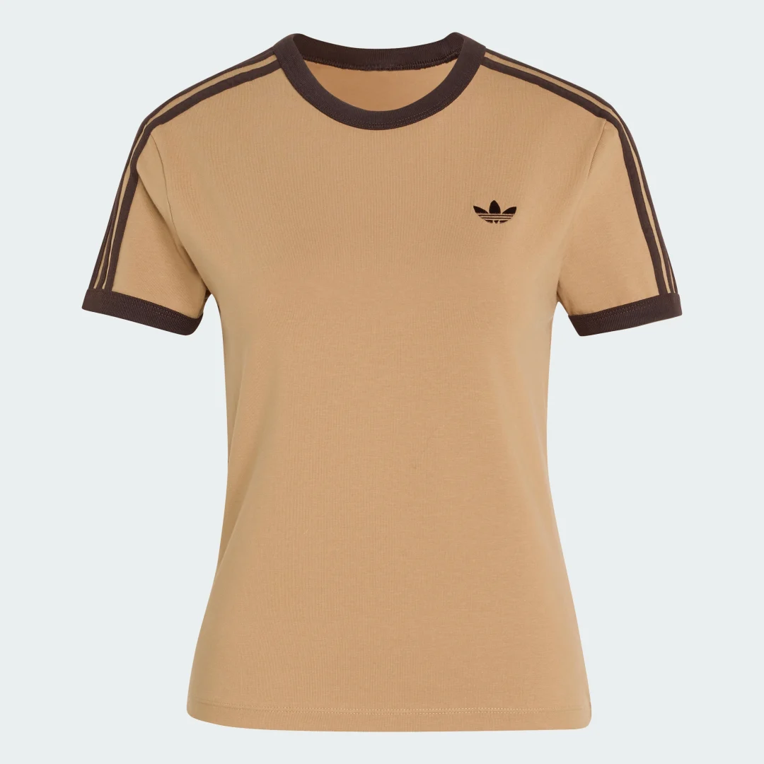 Detalle 2 de Camiseta CALI de Adidas – color Marrón