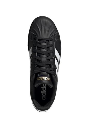 Detalle de adidas Uomo Streettalk Shoes – Core Black/Ftwr White/Matte Gold, 42 EU