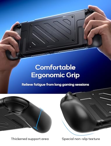 Thumbnail 3 de Funda Protectora Dividida JSAUX para Nintendo Switch 2 con TPU + PC, agarre antideslizante y espacio para 10 tarjetas (compatible con soporte PC0114)
