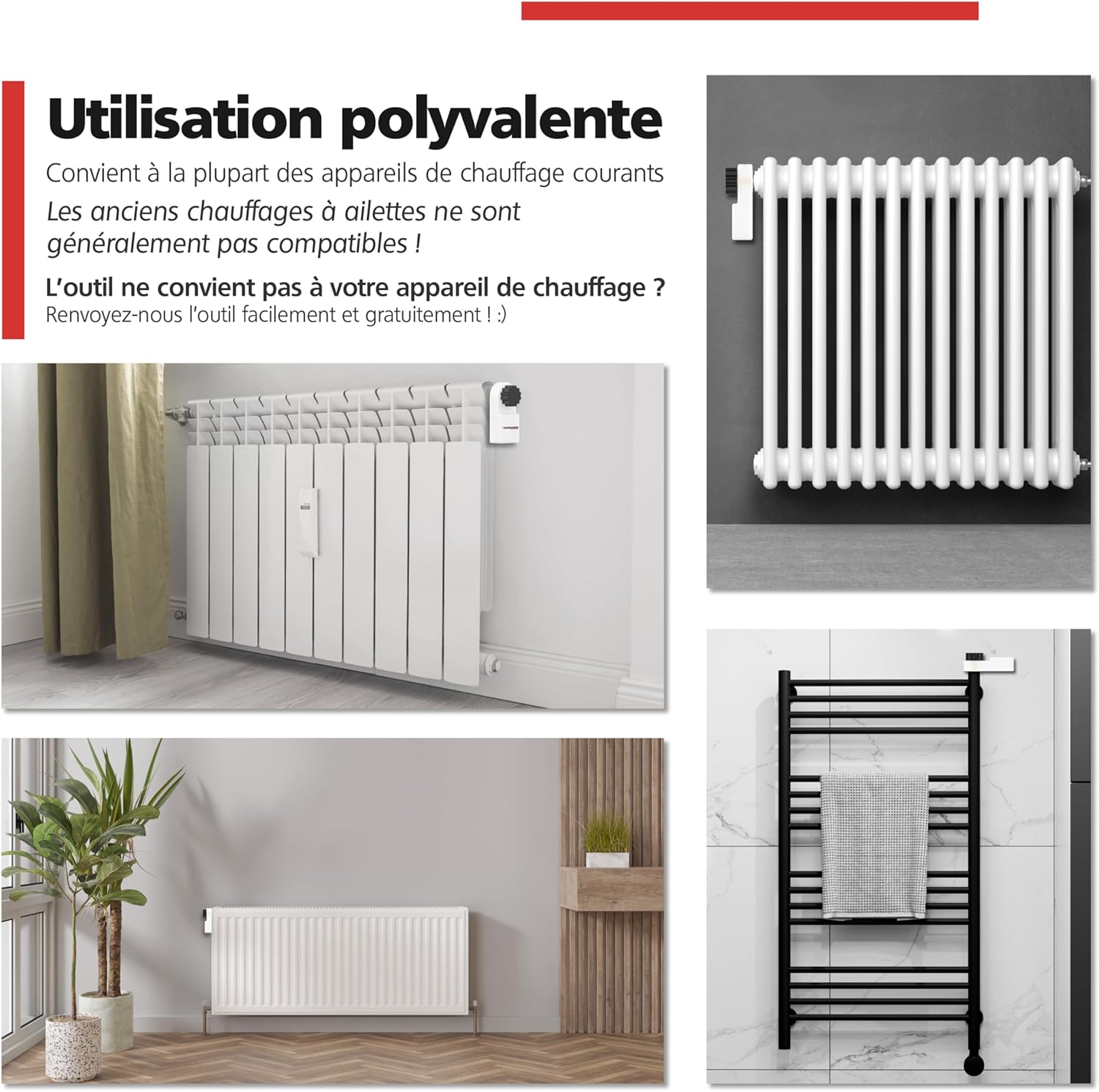 Detalle 2 de RAVN HAMAN purgeur de chauffage avec récipient de récupération et clé de purge carrée 5 mm