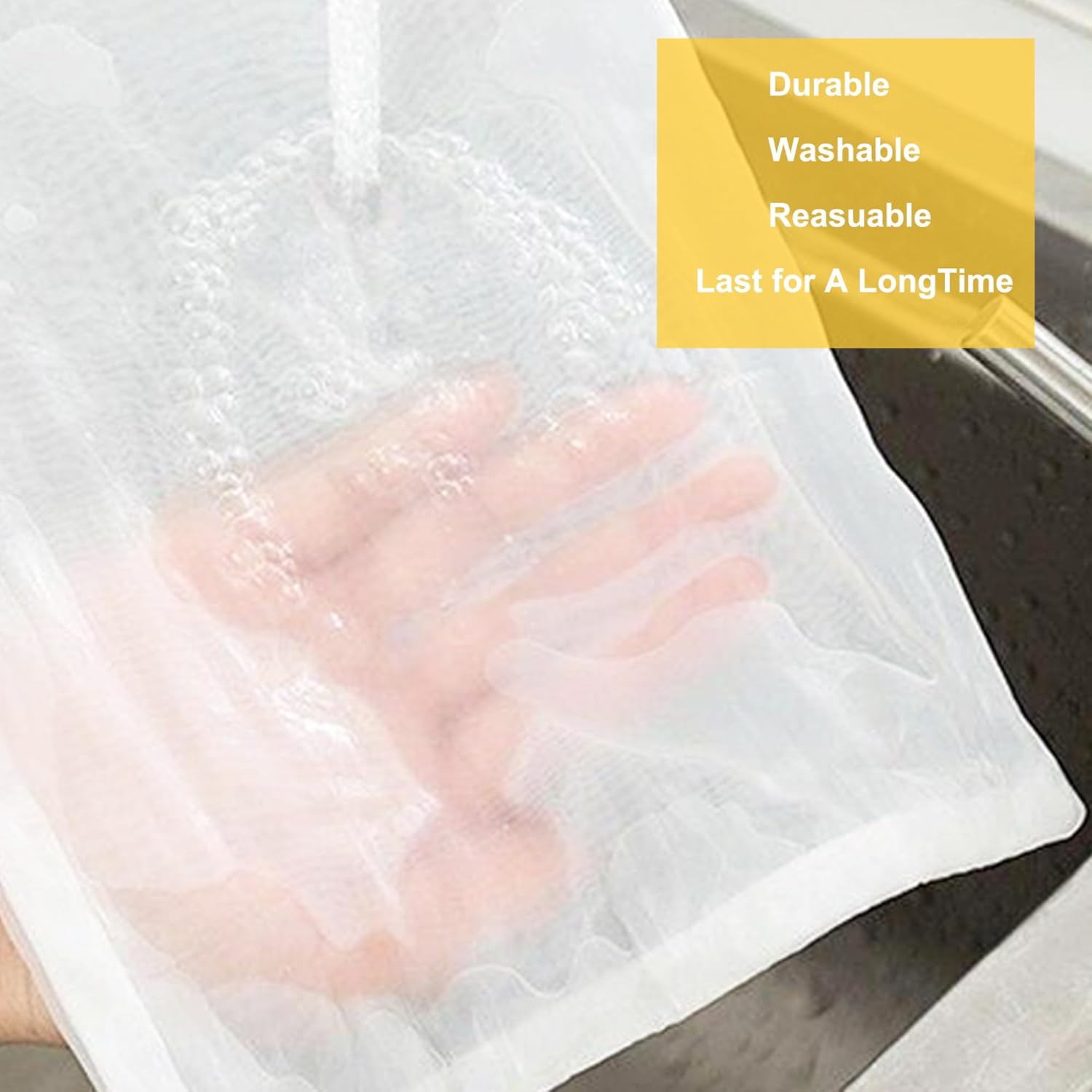 Thumbnail 3 de Nussmilchbeutel 3er Set 30 x 30 cm