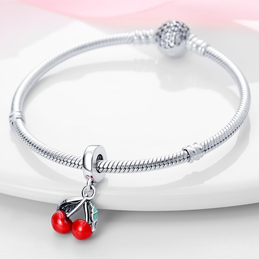 Thumbnail 3 de QIKAOLA Charm Anhänger 925er Sterling Silber – Pandora-kompatibel, mit CZ-Steinen