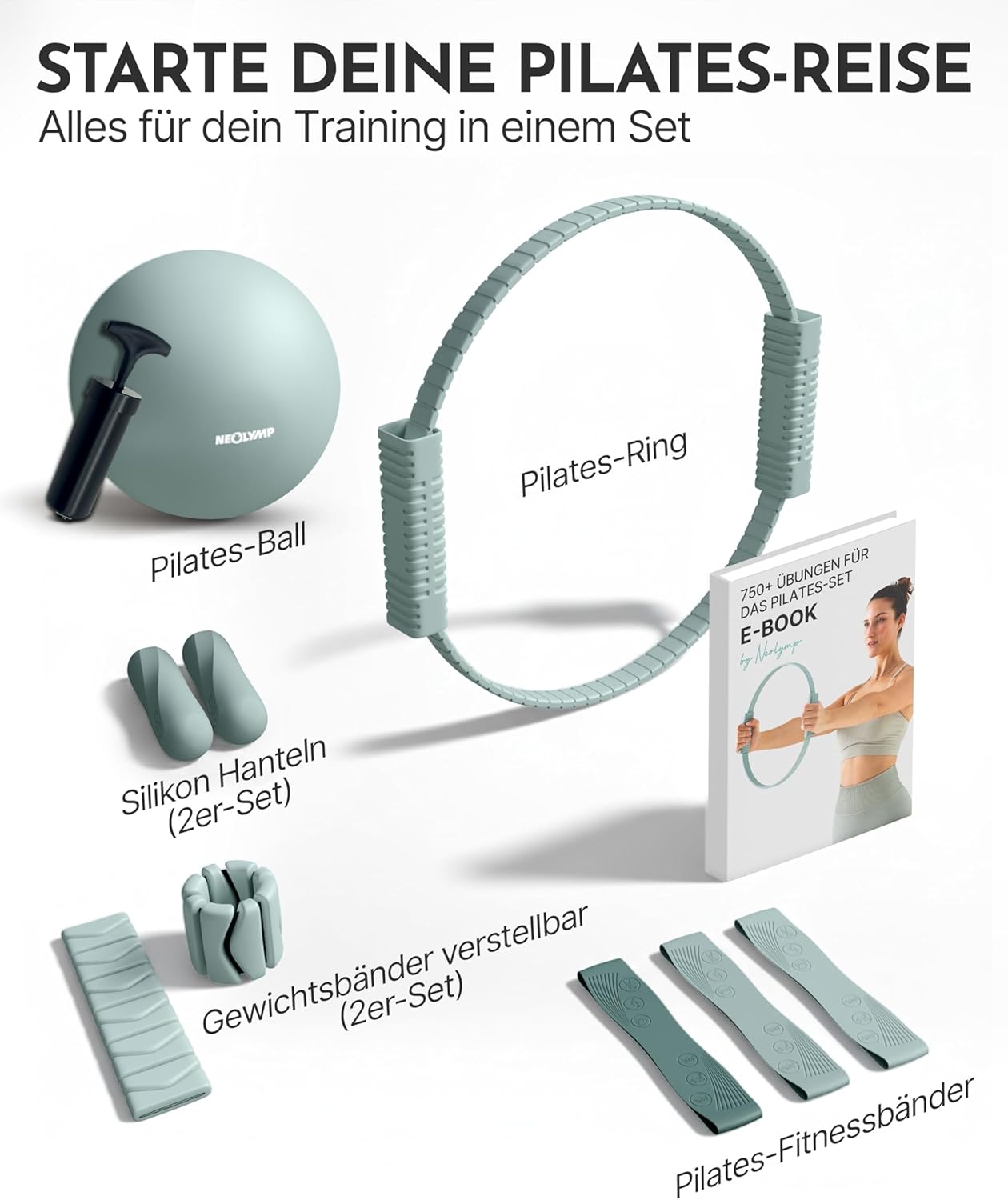 Detalle 1 de NEOLYMP Pilates Set für Zuhause
