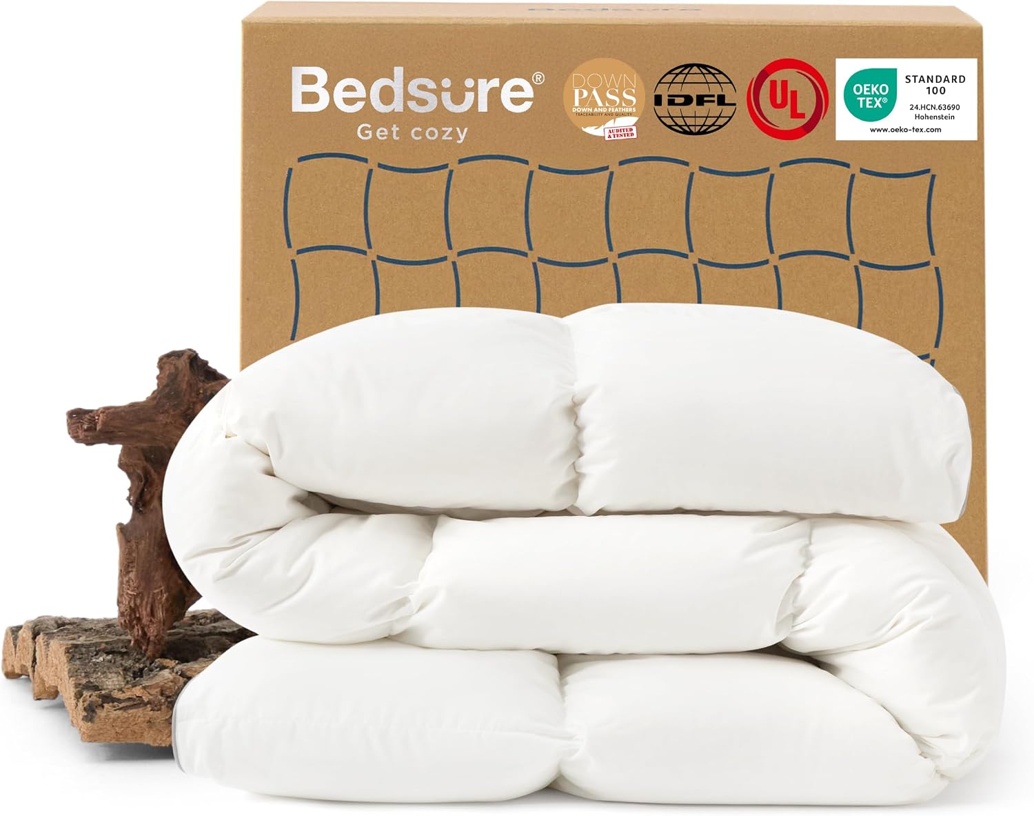 Detalle de BEDSURE Federbetten 155x220 Daunendecke