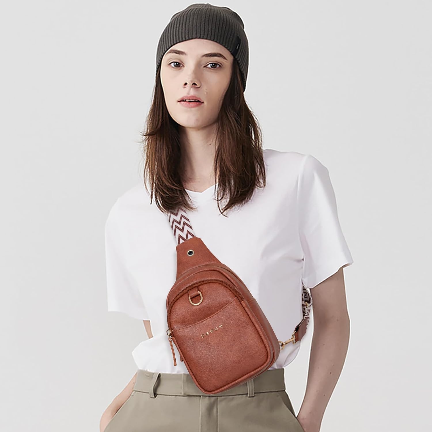 Thumbnail 1 de OSOCE Crossbody Bag Leather 315g