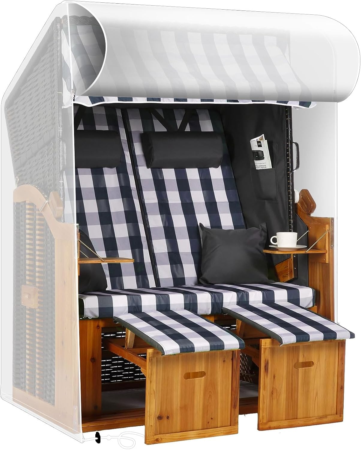 Detalle de RICHIE Strandkorbhülle 165 cm Strandkorb Abdeckung