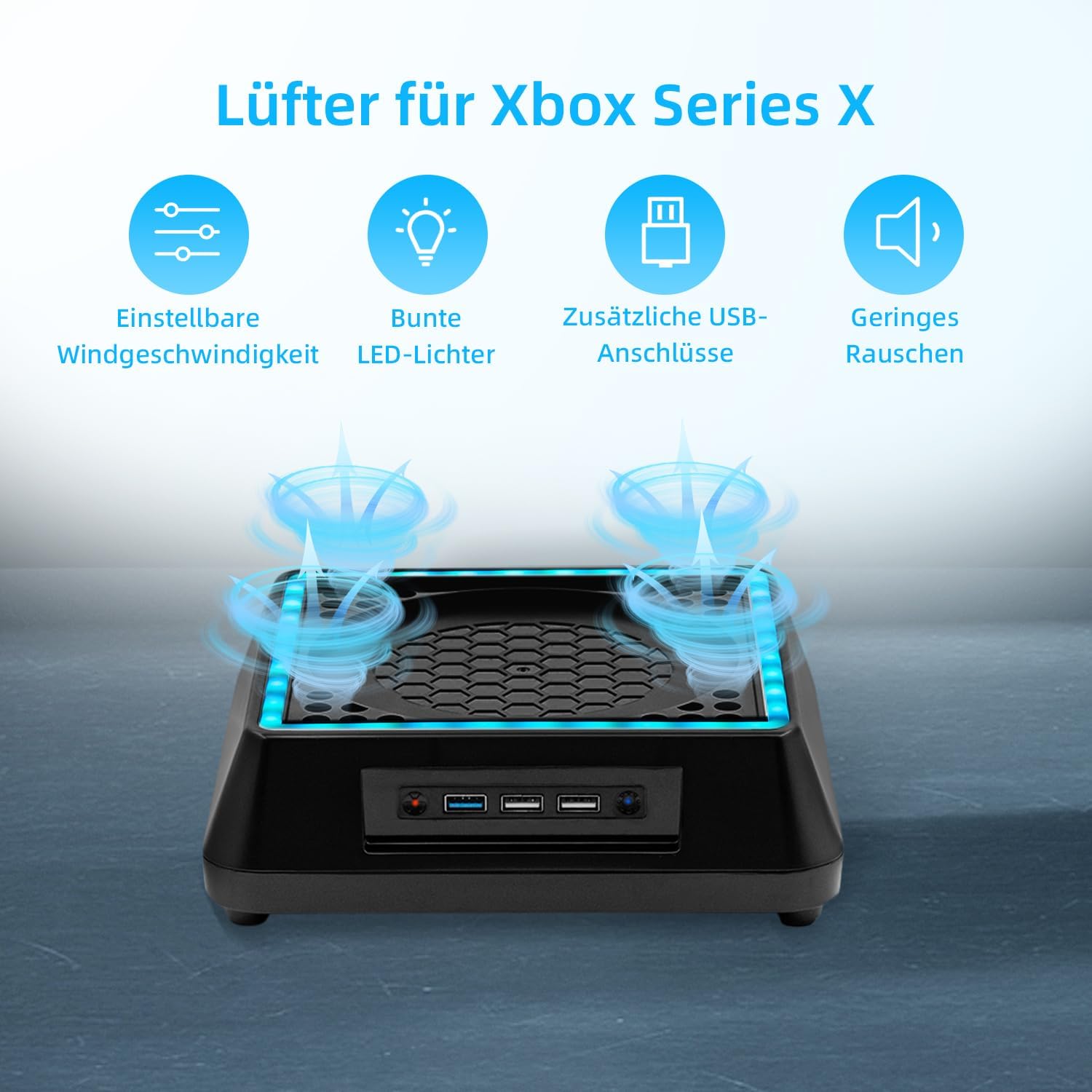 Thumbnail 1 de Xbox Series X Lüfterständer mit RGB LEDs