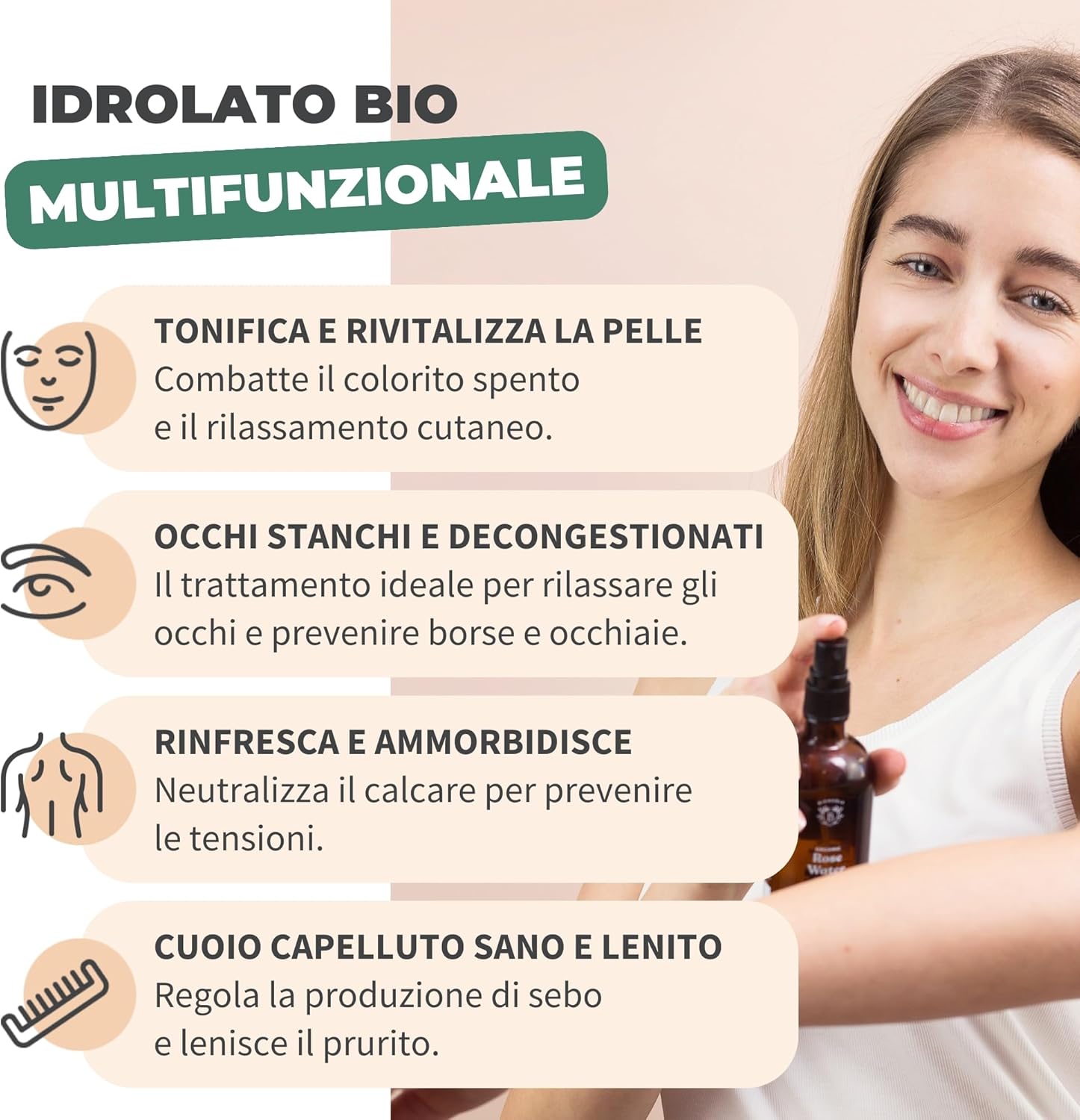 Thumbnail 2 de BIONOBLE Acqua di Rose Spray Bio 200 ml