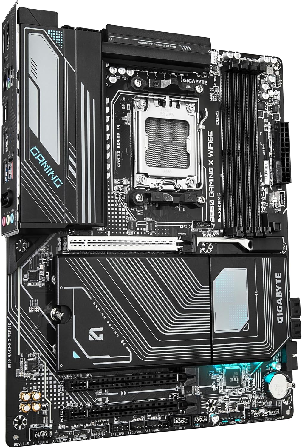Detalle de Gigabyte B850 GAMING X WIFI6E Motherboard for AMD Ryzen 9000 Series