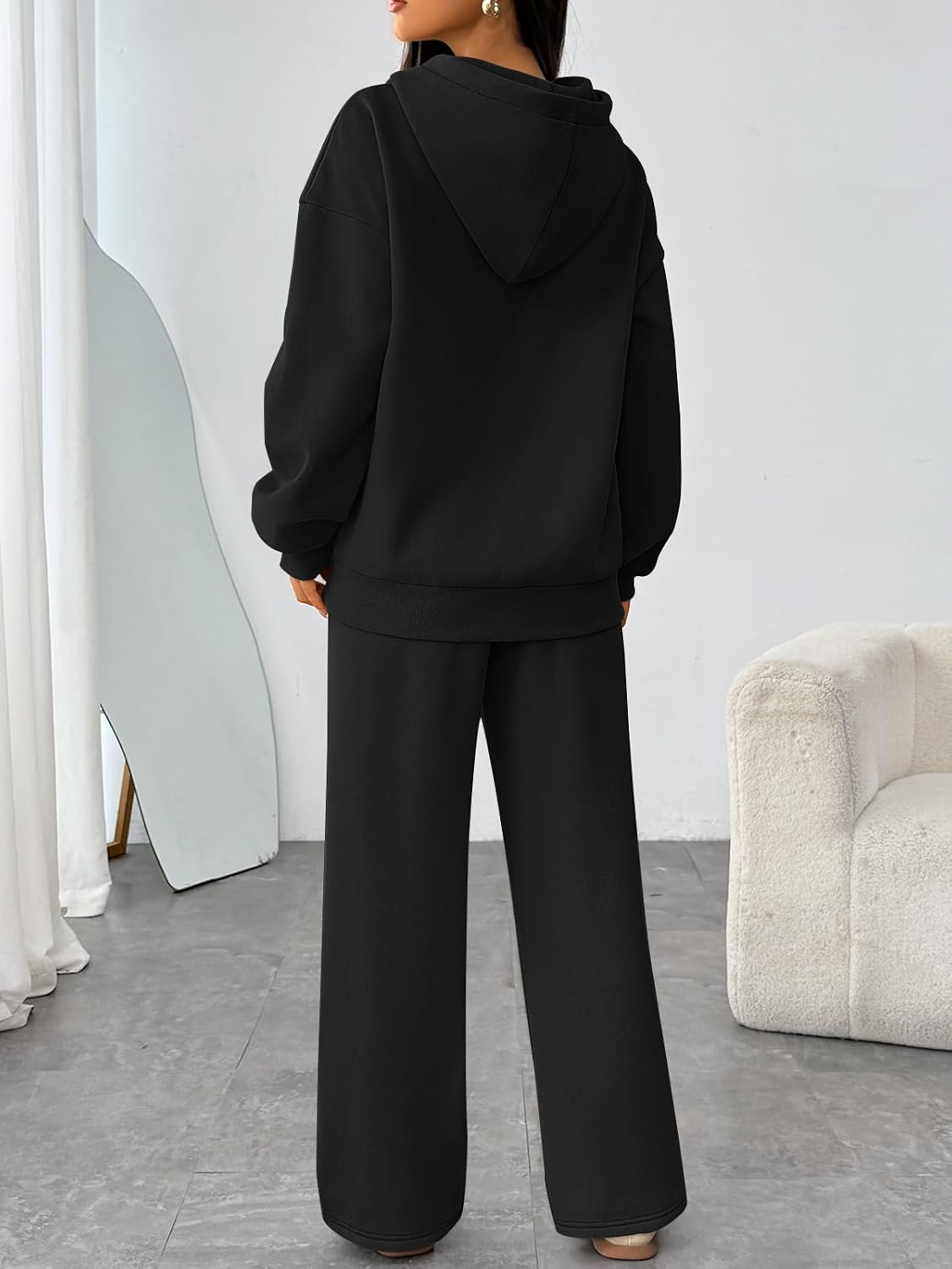 Detalle 2 de Trendy Queen Women's Lounge Set, Cotton-Polyester Fleece