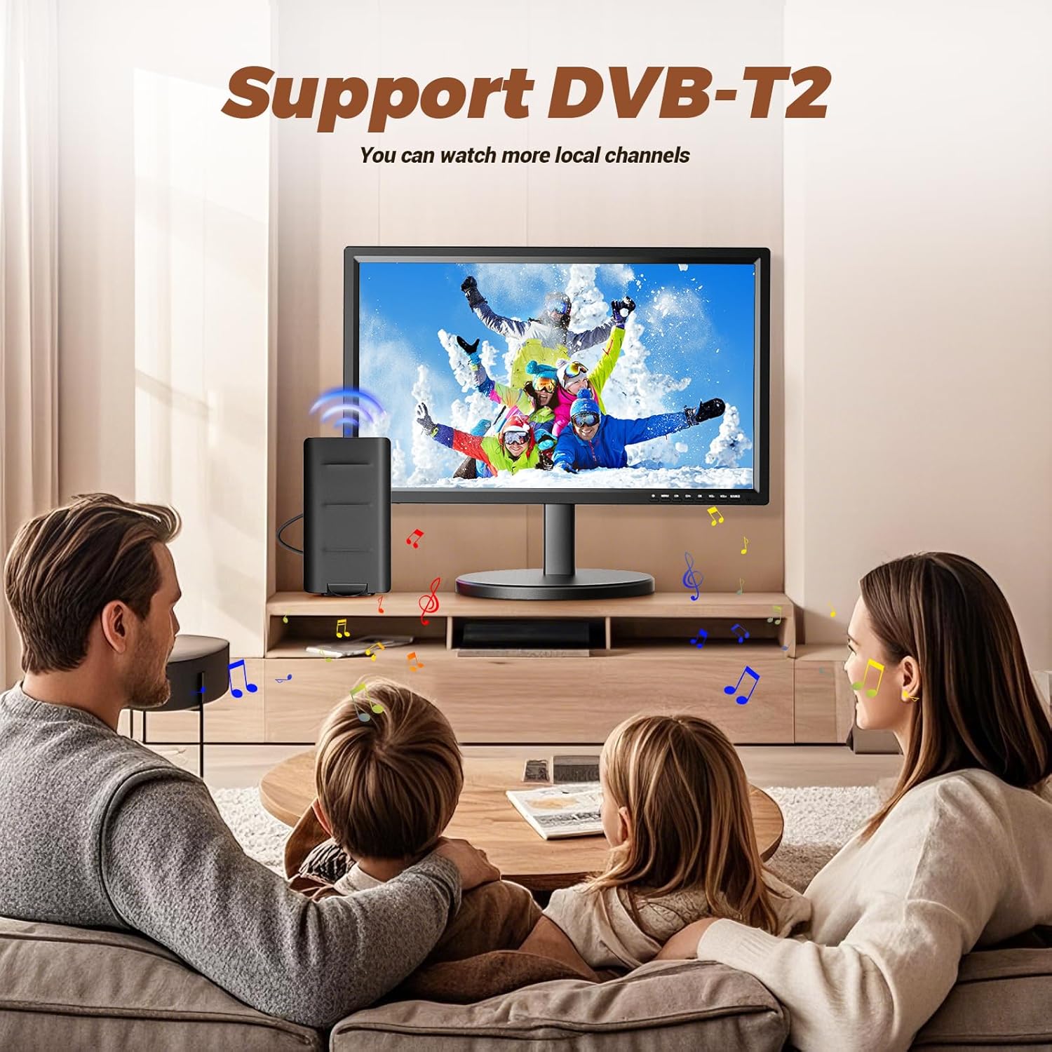 Detalle de Desobry New Upgrades 22 Inch Small TV 1080P with DVB-T2 Tuner