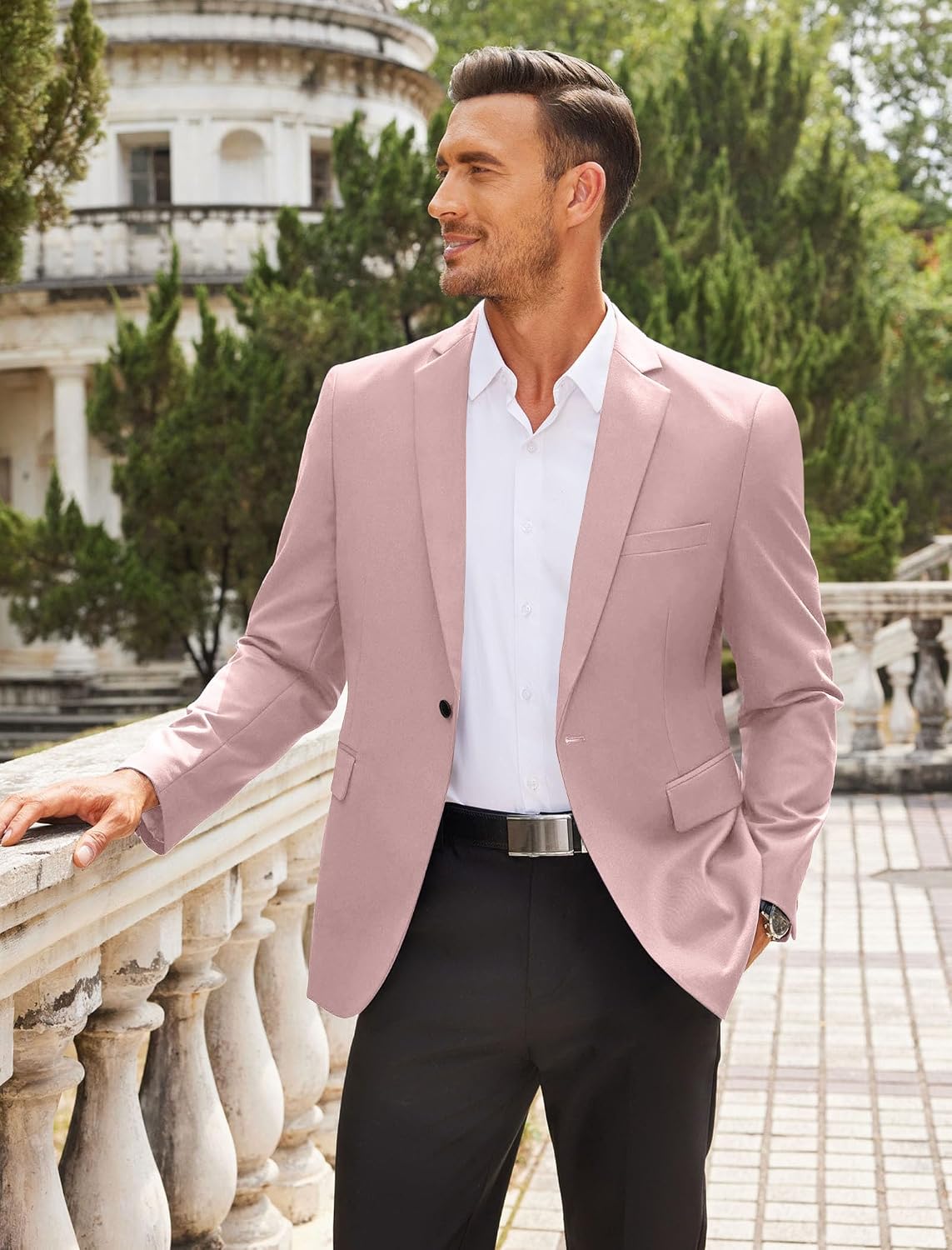 Detalle de COOFANDY Men's Sport Coat in Twill