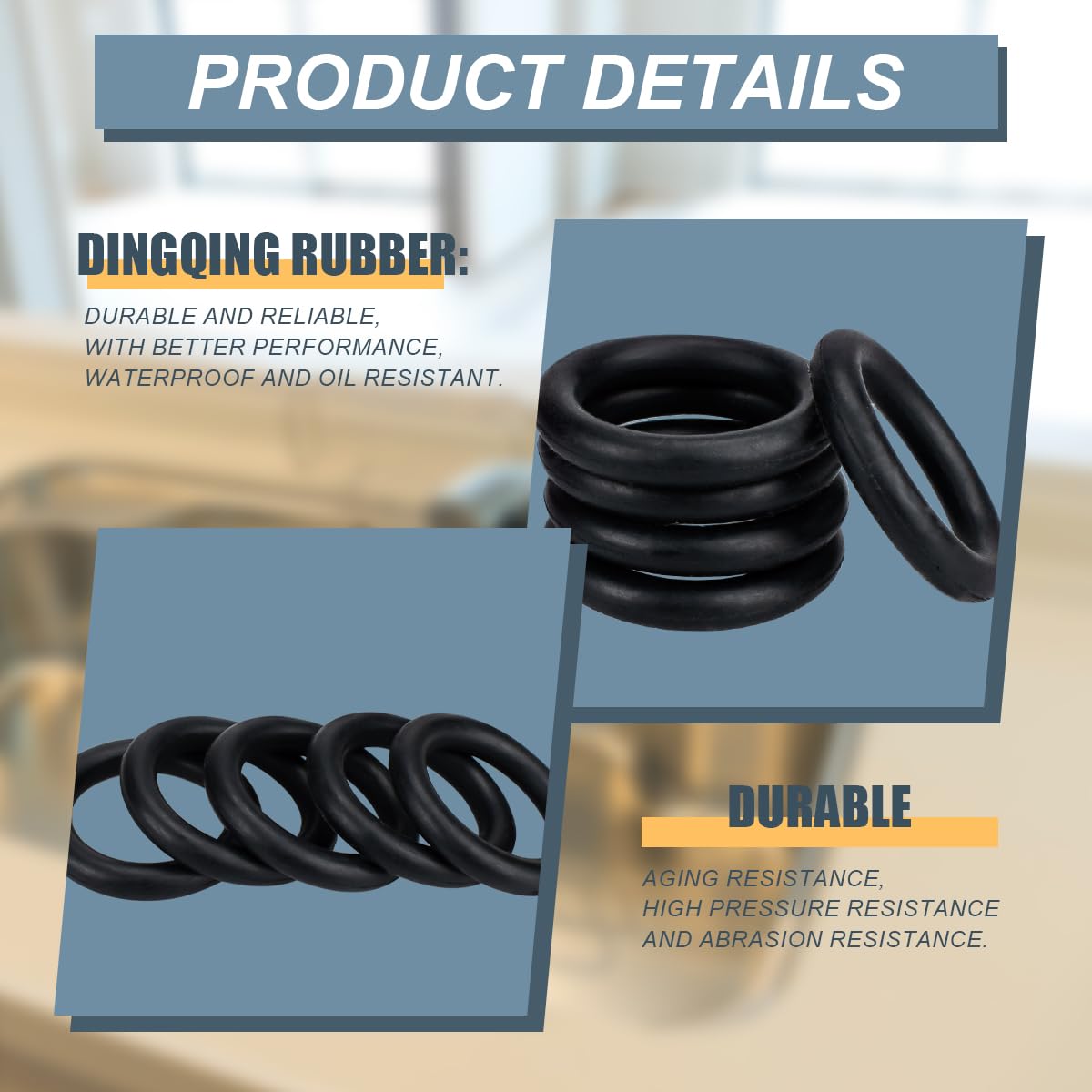 Thumbnail 2 de Innfeeltech O-Ringe 20 × 2,4 mm – 100 Stück Nitrilkautschuk Dichtungen für Küche, Bad und Waschmaschine
