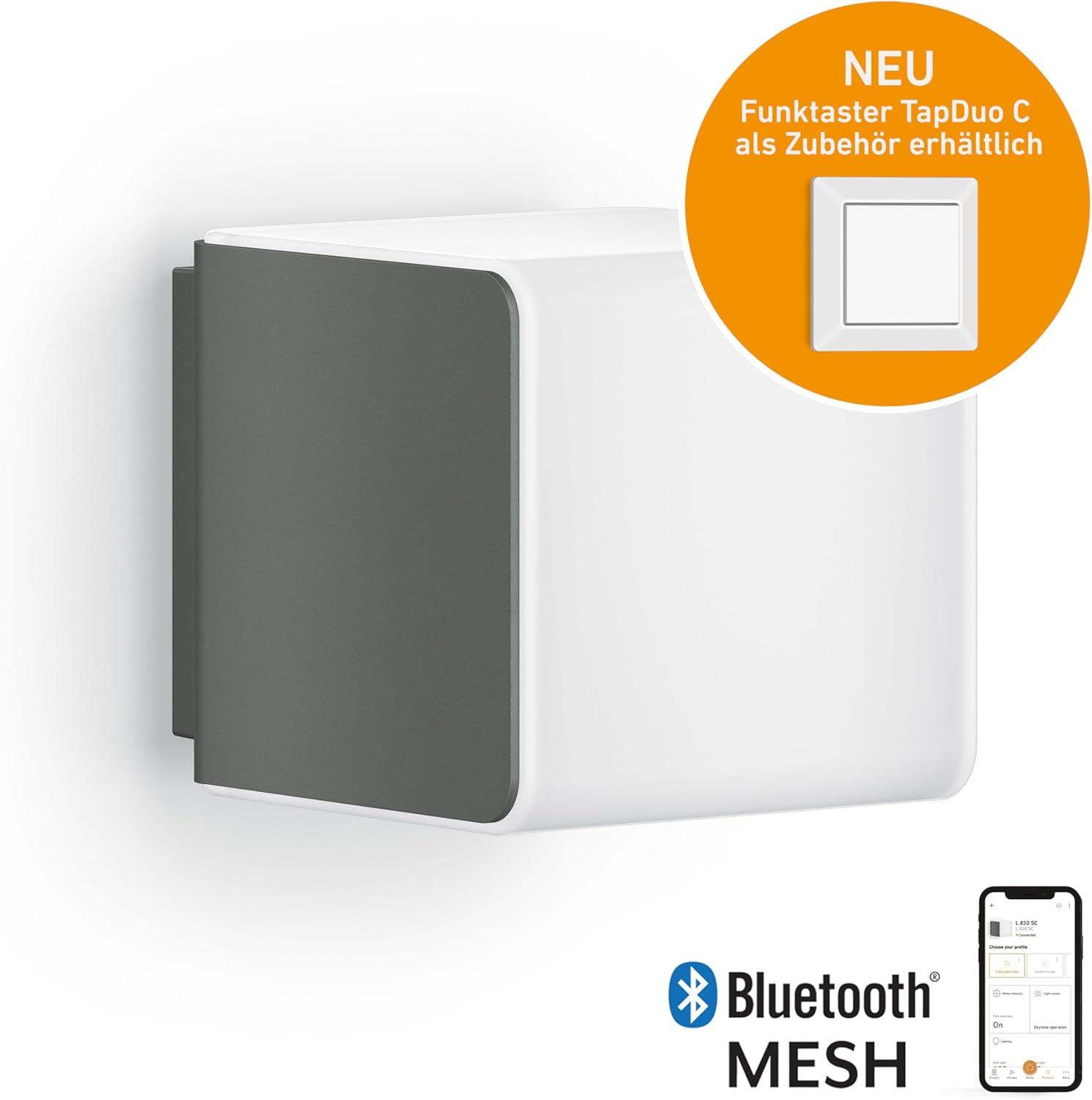 Thumbnail 1 de Steinel L 830 SC lampada LED da esterni con sensore movimento 160° e collegamento via app Bluetooth