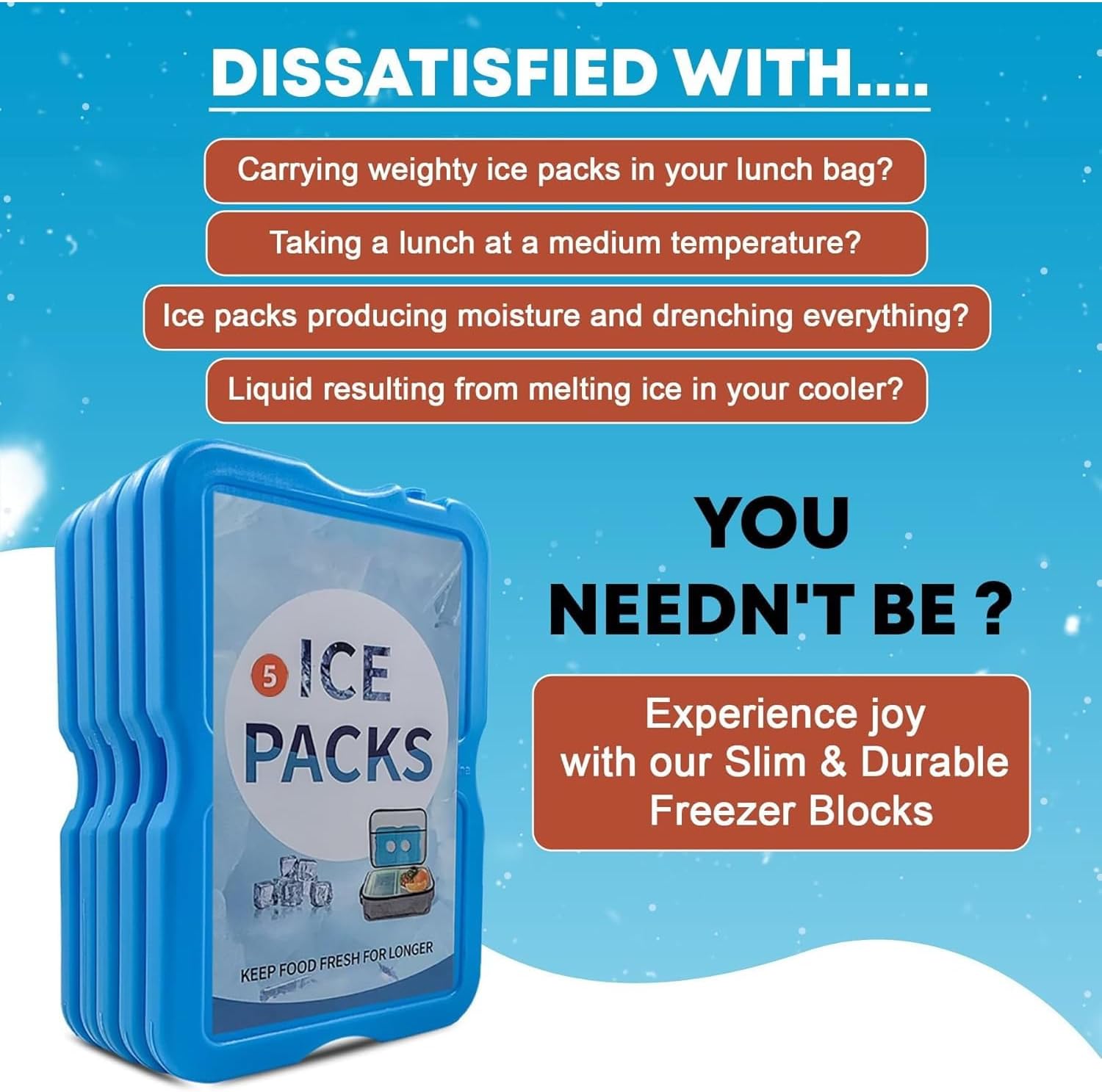 Thumbnail 2 de Roe Tenpo Home Freezer Blocks Ice Packs