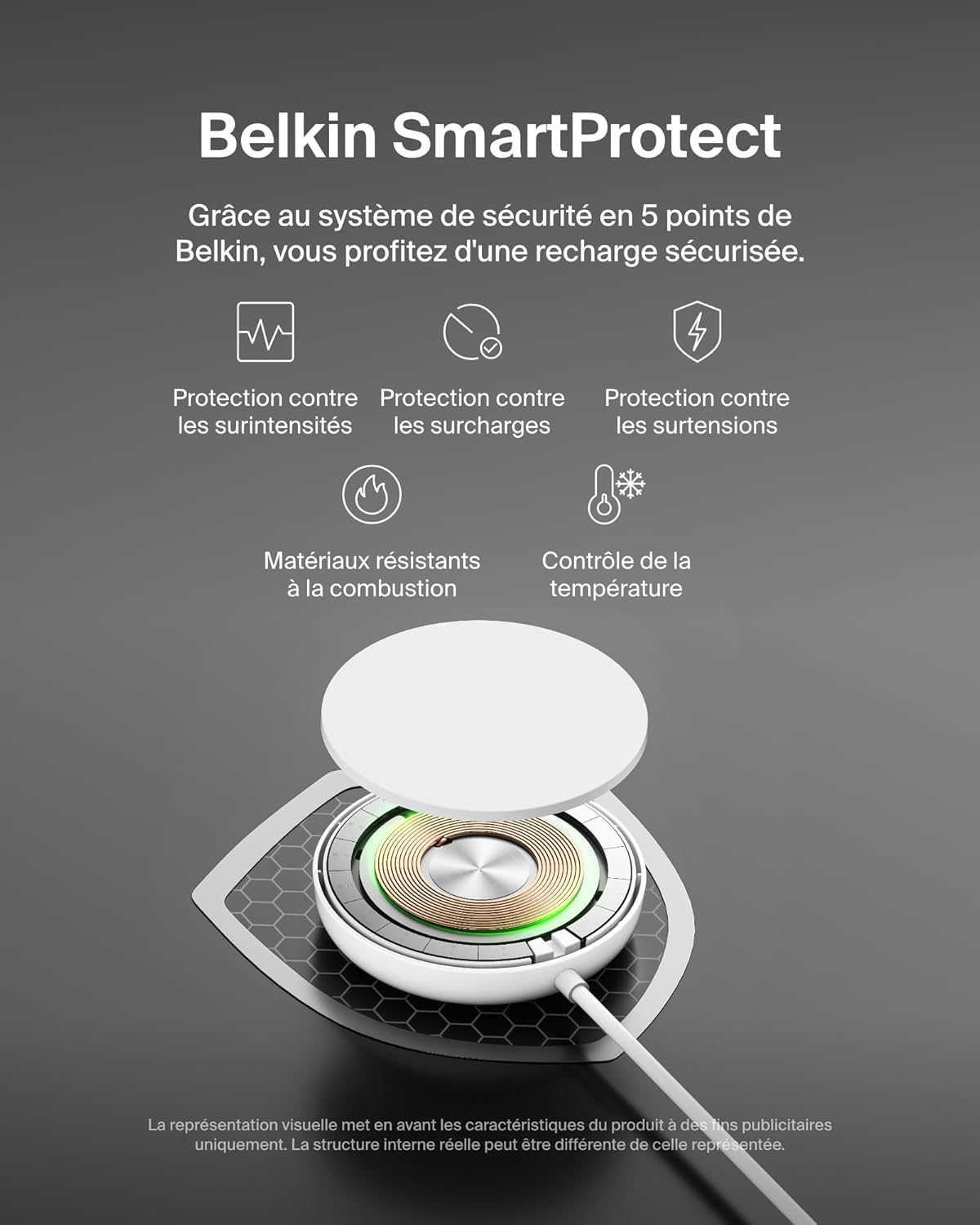 Thumbnail 6 de Belkin BoostCharge Pro 15W Station de charge sans fil
