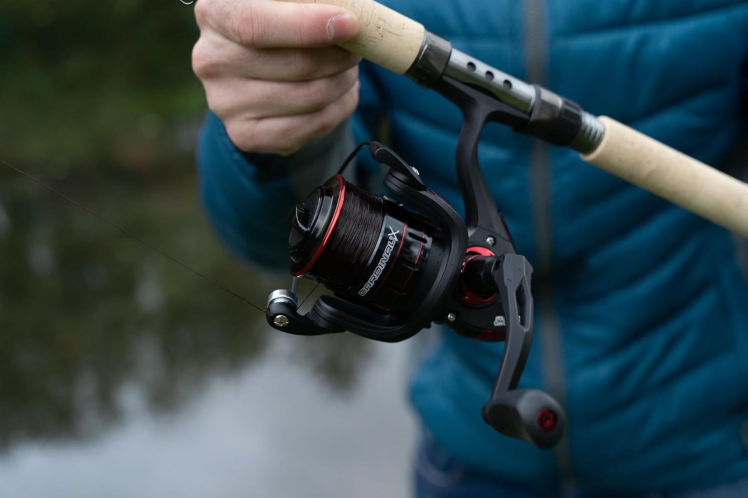 Detalle de Abu Garcia Cardinal X Allround Spinning – Mulinello robusto e leggero per pesca predatoria e torrente