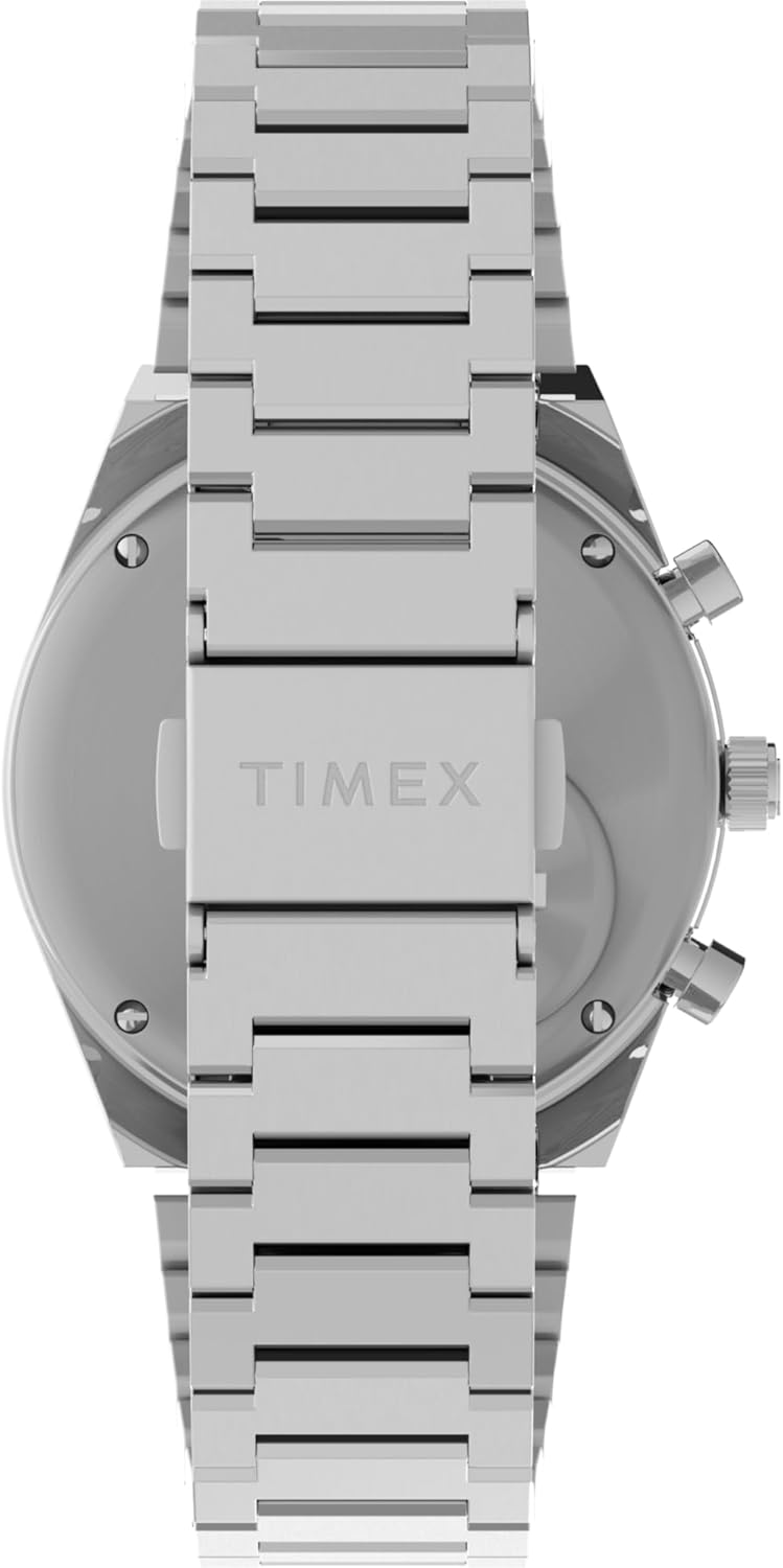 Thumbnail 2 de Timex Q Chronograph 40mm Boîtier Acier et Cuir
