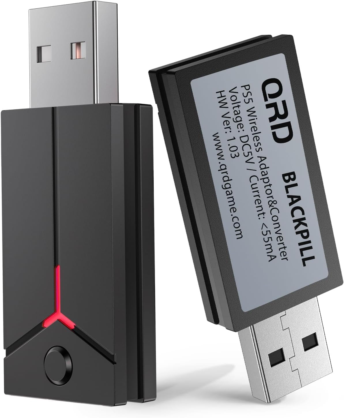 Thumbnail 1 de QRD Convertitore adattatore wireless 2 in 1 per controller PS5/PS4 e PC (compatibile Spark N5)