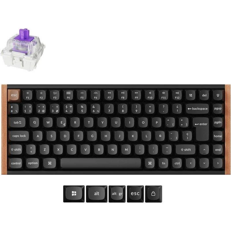 Detalle de Keychron K2 HE magnético 75% inalámbrico