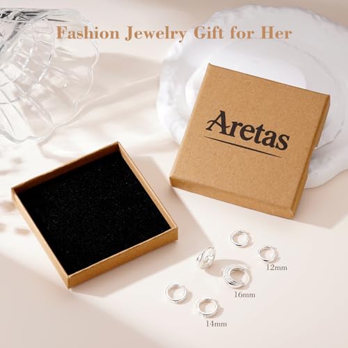 Detalle de Aretas sterling silver earrings set